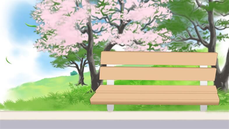 Comipo: Park background - REady bench
